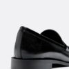 Black Leather Effect Loafers Black Leather Effect Loafers