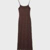 Blonde Lace Strappy Midi Dress