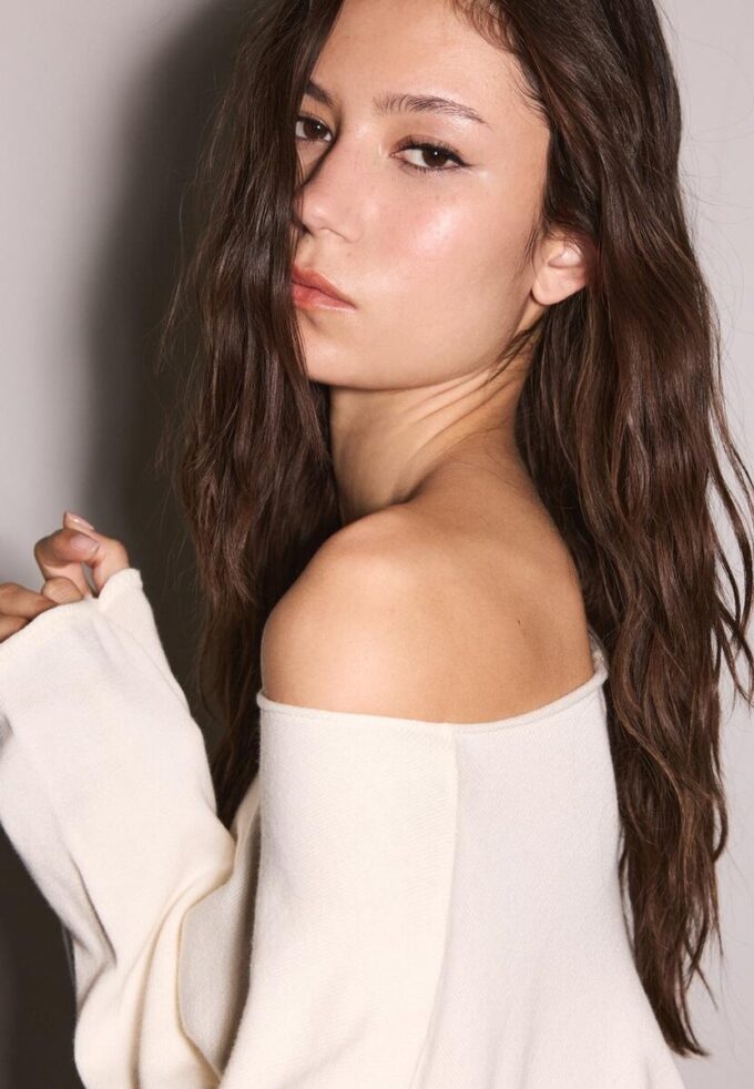 Boat Neck Cropped Sweater