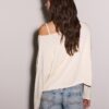 Boat Neck Cropped Sweater