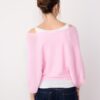Boat Neck Knit Jumper with Overlay Boat Neck Knit Jumper with Overlay