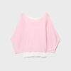 Boat Neck Knit Jumper with Overlay Boat Neck Knit Jumper with Overlay