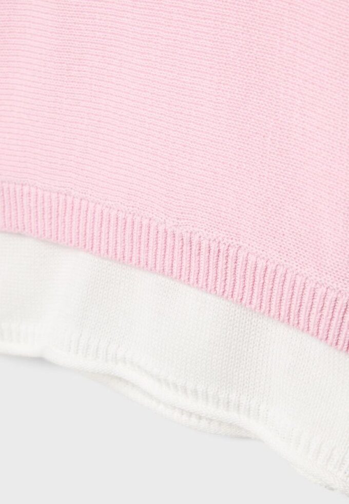 Boat Neck Knit Jumper with Overlay Boat Neck Knit Jumper with Overlay