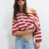 Boat Neck Knit Sweater Boat Neck Knit Sweater