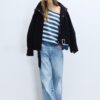 Boat Neck Knit Sweater