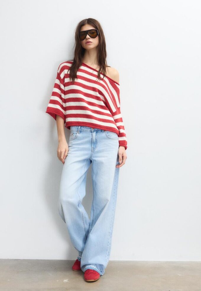 Boat Neck Knit Sweater Boat Neck Knit Sweater