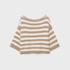 Boat Neck Knit Sweater