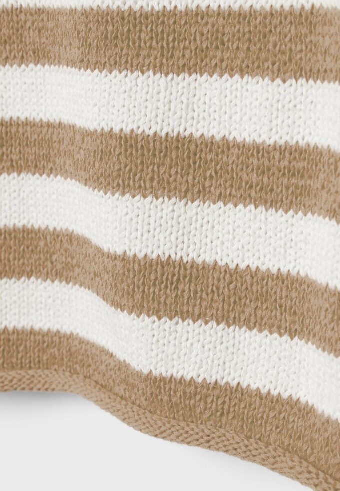 Boat Neck Knit Sweater