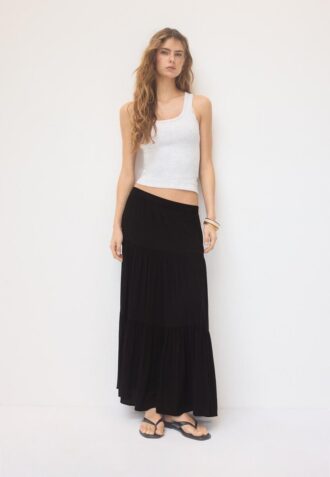 Boho Midi Skirt