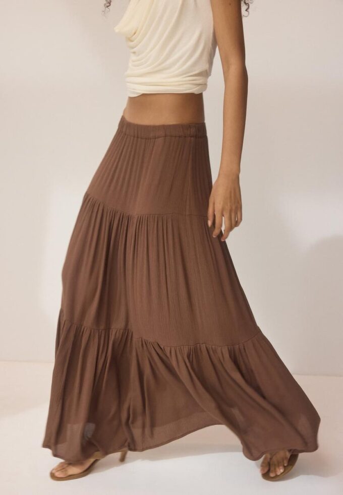 Boho Midi Skirt