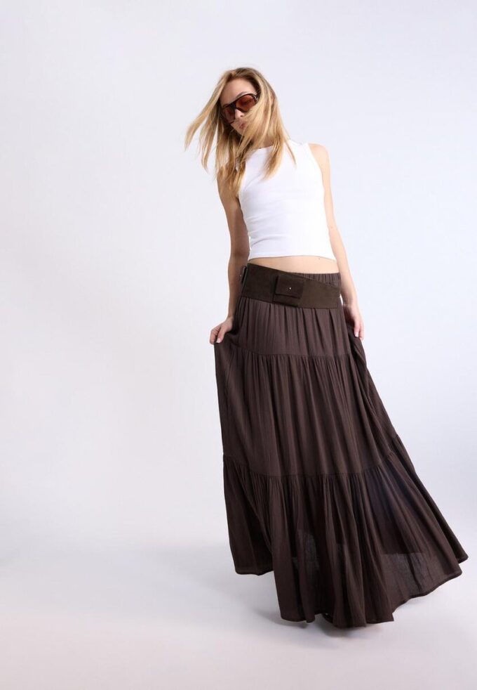 Boho Midi Skirt