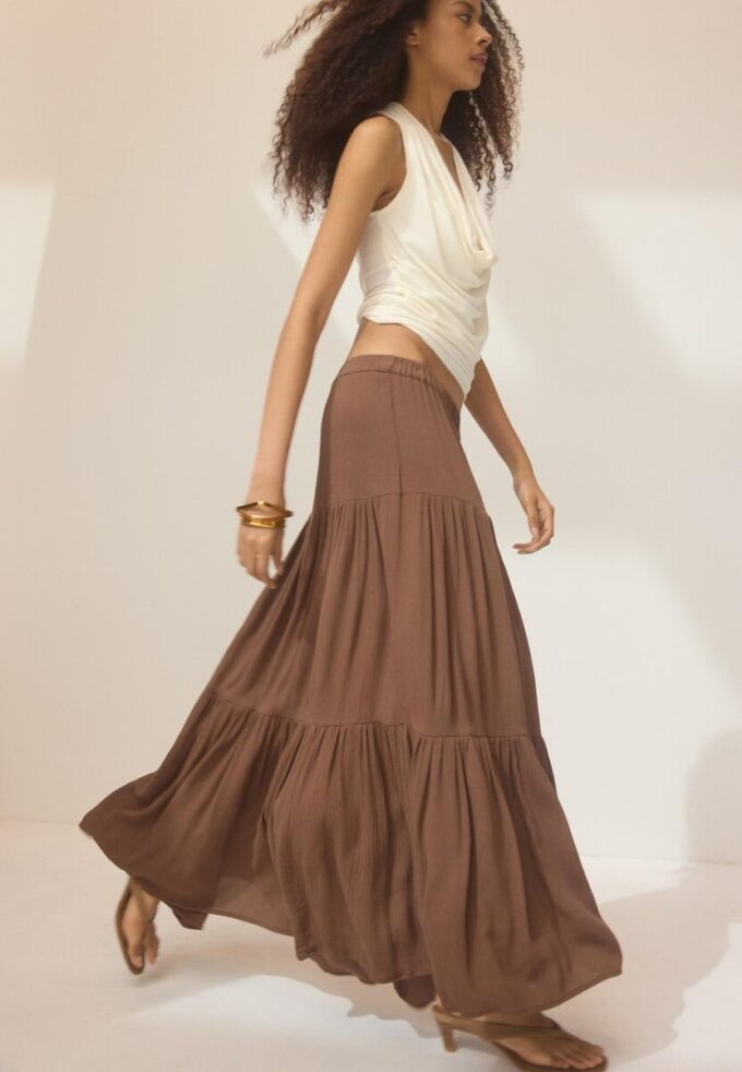 Boho Midi Skirt
