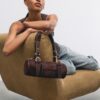 Bowling Bag with Metal Details