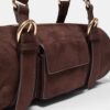 Bowling Bag with Metal Details