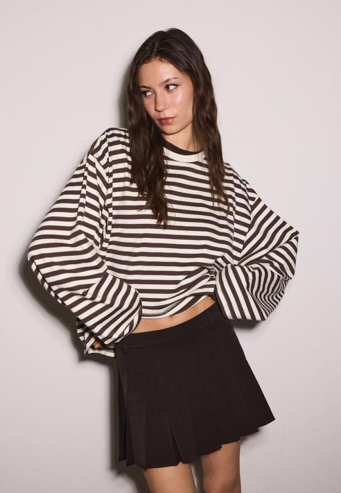 Box Pleat Mini Skirt Box Pleat Mini Skirt