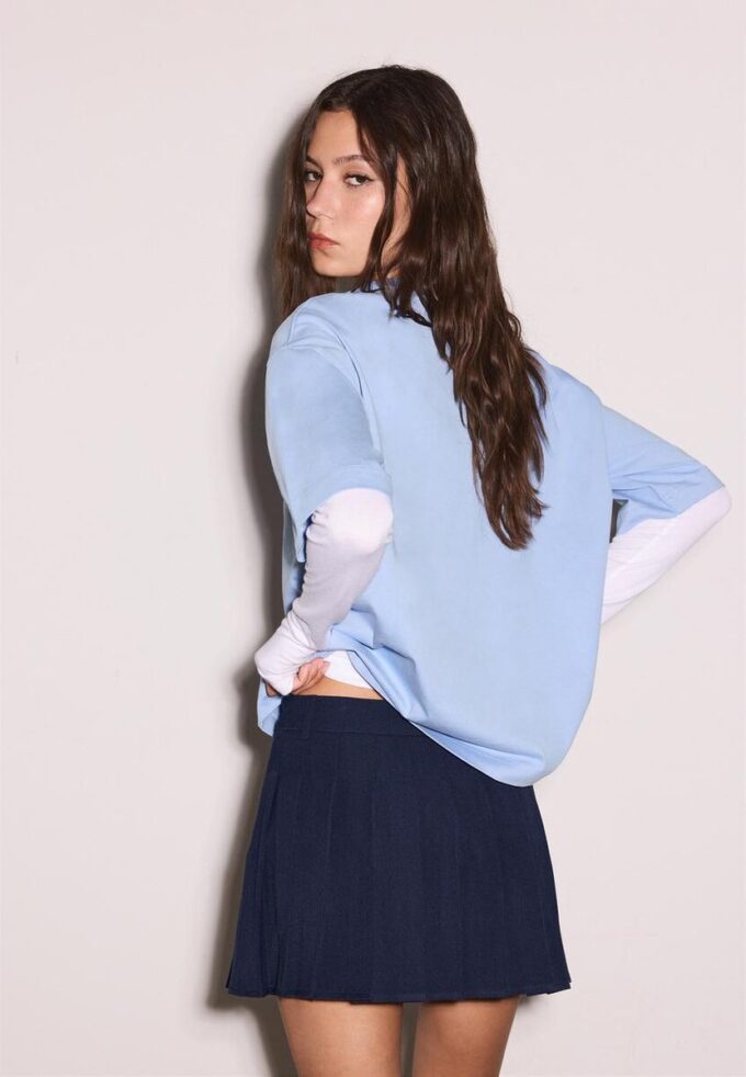 Box Pleat Mini Skirt Box Pleat Mini Skirt