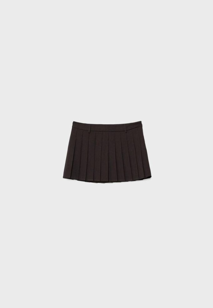 Box Pleat Mini Skirt Box Pleat Mini Skirt