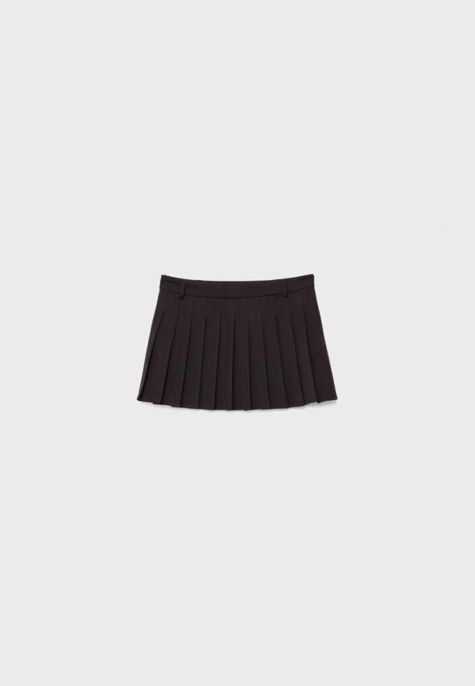 Box Pleat Mini Skirt Box Pleat Mini Skirt