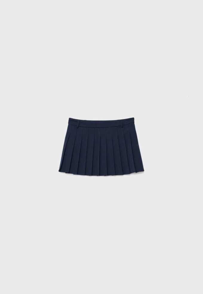 Box Pleat Mini Skirt Box Pleat Mini Skirt