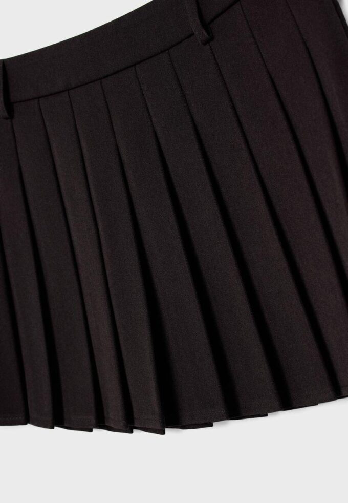 Box Pleat Mini Skirt Box Pleat Mini Skirt