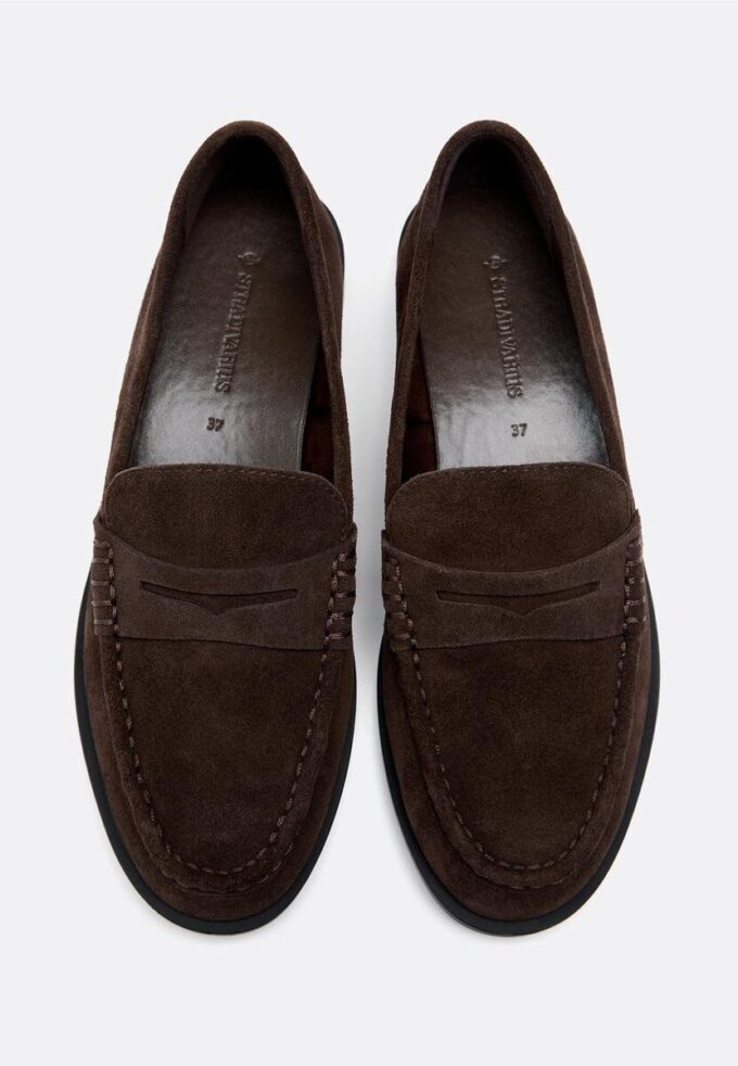 Brown Leather Loafers