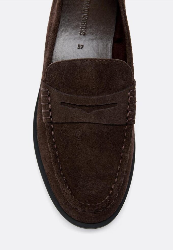 Brown Leather Loafers