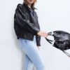 Bucket Bag with Eyelet Detail
