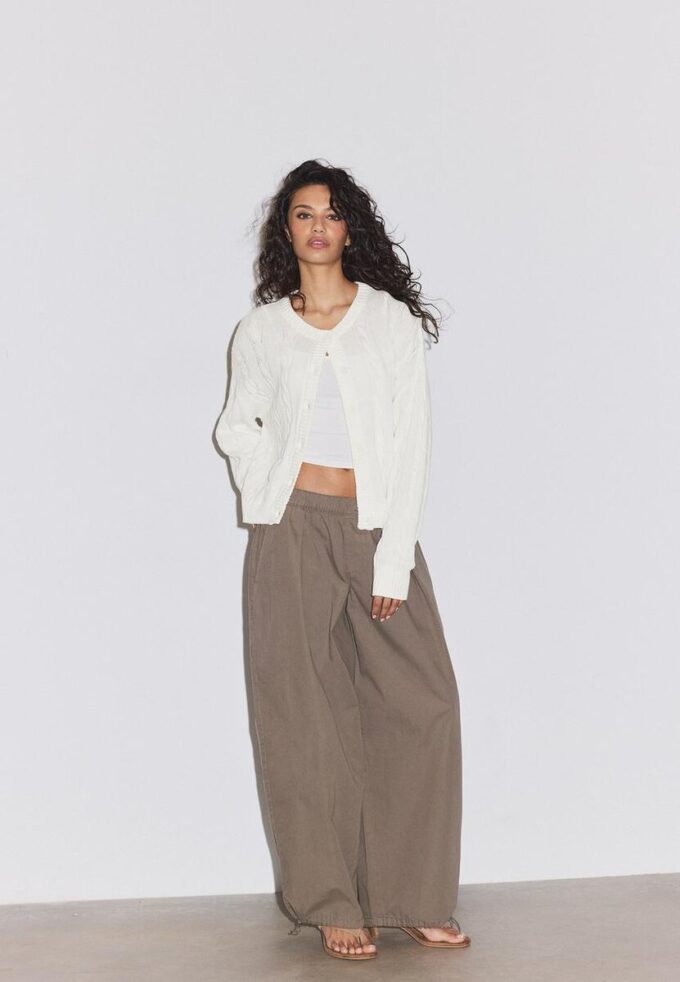 Button-Up Cable Knit Cardigan Button-Up Cable Knit Cardigan