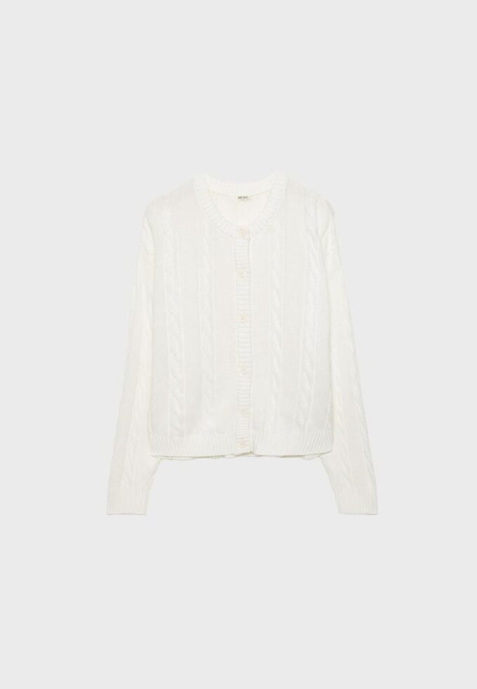 Button-Up Cable Knit Cardigan Button-Up Cable Knit Cardigan