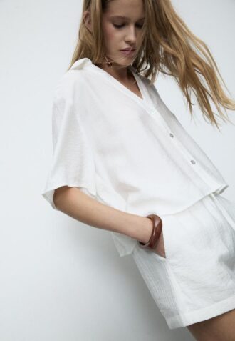 Button-Up Flowing Shirt