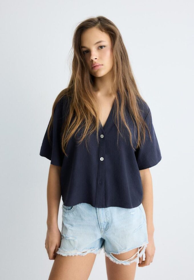 Button-Up Flowing Shirt Button-Up Flowing Shirt