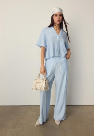 Button-Up Flowing Shirt