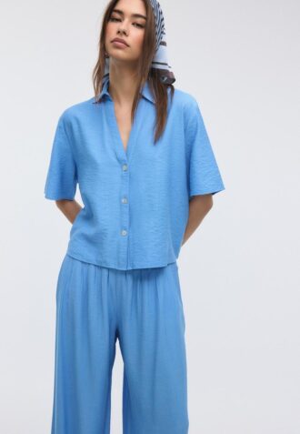 Button-Up Flowing Shirt