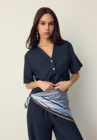 Button-Up Flowing Shirt