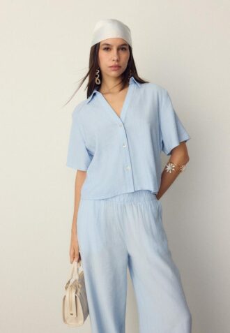 Button-Up Flowing Shirt