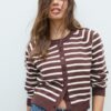 Button-Up Knit Cardigan with Raglan Sleeves Button-Up Knit Cardigan with Raglan Sleeves