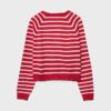 Button-Up Knit Cardigan with Raglan Sleeves