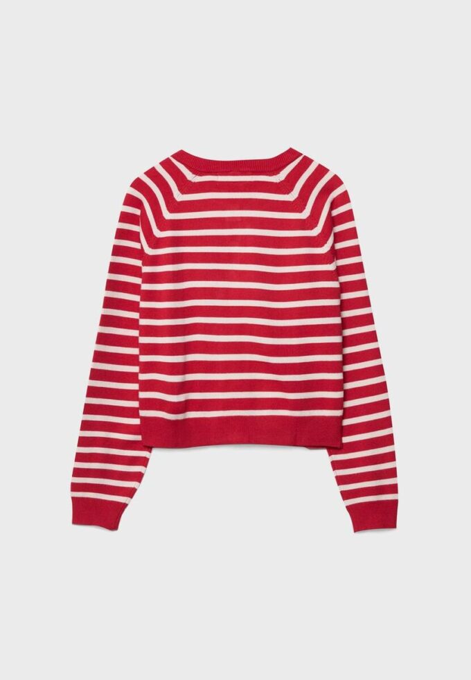Button-Up Knit Cardigan with Raglan Sleeves