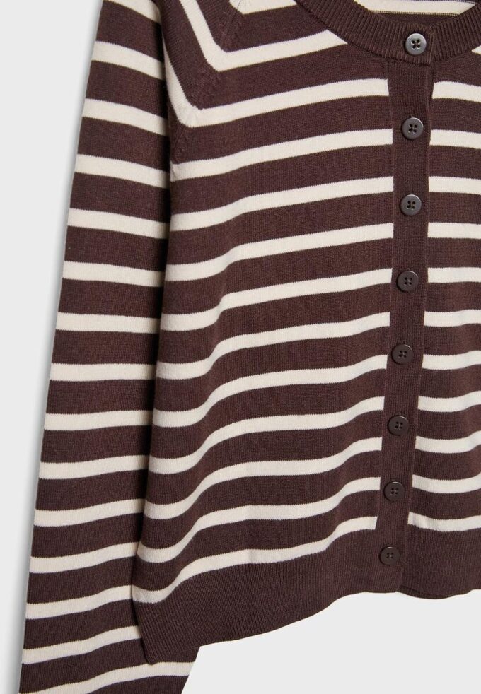 Button-Up Knit Cardigan with Raglan Sleeves Button-Up Knit Cardigan with Raglan Sleeves