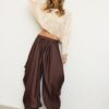 Cape Knit Jumper with Ribbon