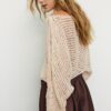 Cape Knit Jumper with Ribbon