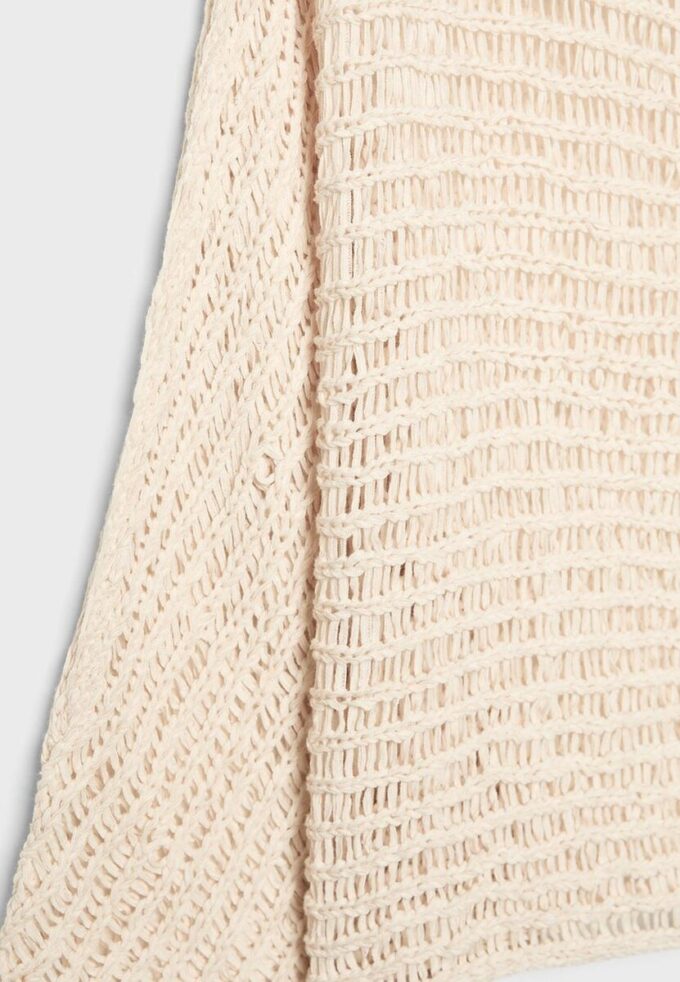 Cape Knit Jumper with Ribbon