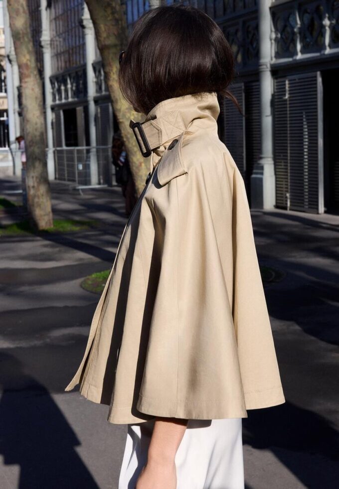Cape Trench Coat