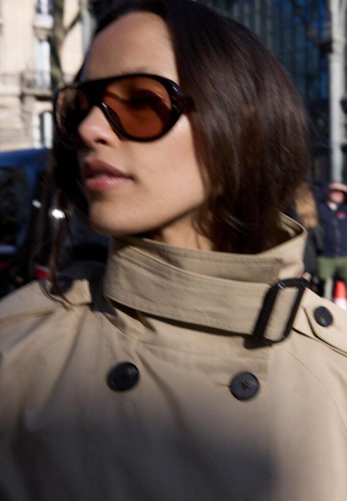 Cape Trench Coat