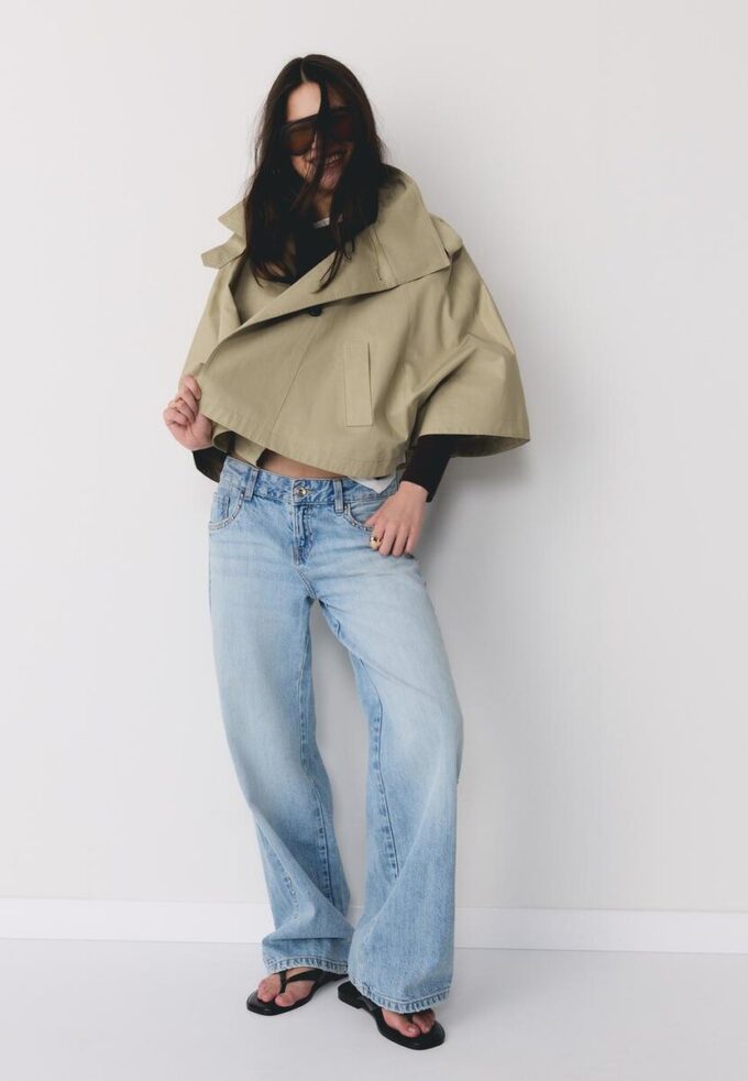 Cape Trench Coat