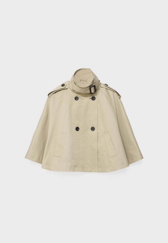 Cape Trench Coat