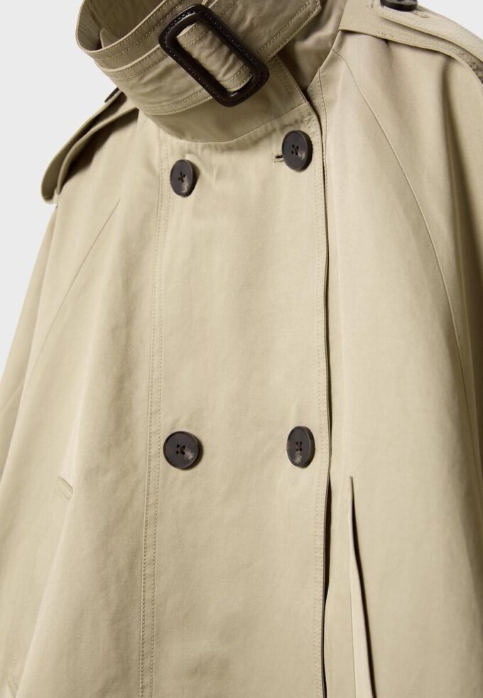 Cape Trench Coat