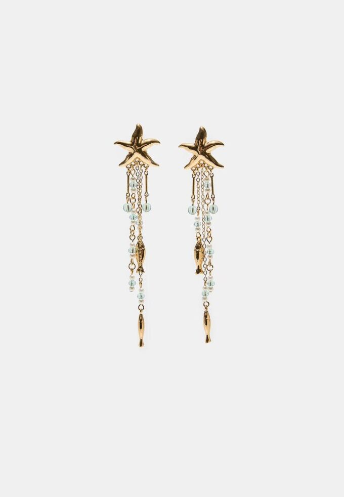 Cascading Star Earrings