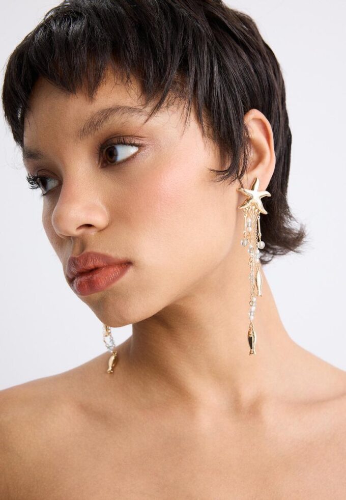 Cascading Star Earrings