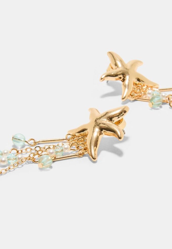 Cascading Star Earrings